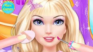 barbie dress up makeup and hair salon