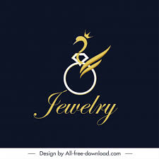 jewelry logo template diamond ring loon