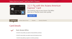 Asiana has the best award chart in the star alliance. Asiana Airlines Credit Card From Bank Of America