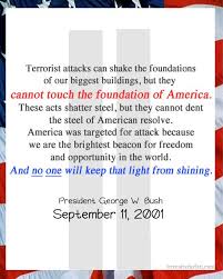 President Bush 9 11 Quotes. QuotesGram via Relatably.com