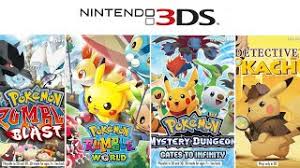 pokemon games for 3ds you