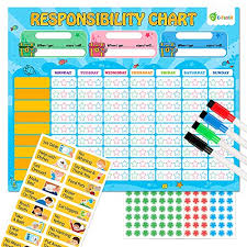 D Fantix Magnetic Responsibility Chart Chore Chart For Multiple