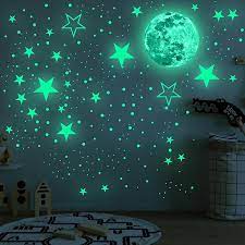Dark Stars And Earth Wall Stickers
