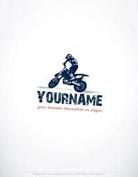 exclusive design motorcycle rider logo