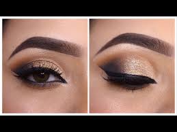 smokey glitter eye makeup tutorial