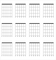 68 Efficient Chord Chart Template For Word