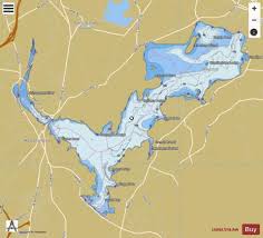 Wachusett Reservoir Fishing Map