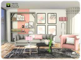 the sims resource sezlestek living room