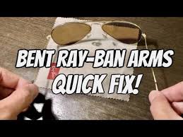How To Fix Bent Eyeglasses Ray Ban