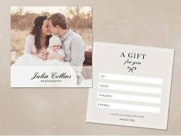 photography gift certificate templates