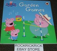 peppa pig book garden games brand new