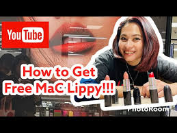 how you can get free lipsticks from mac