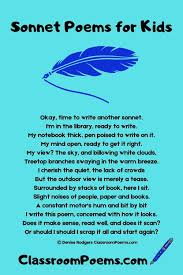 sonnet poems