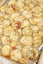 Roasted Potato Slices With Parmesan gambar png