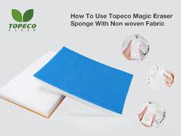 magic eraser sponge with non woven