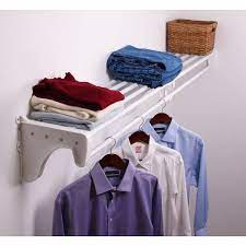 Ez Shelf Expandable Closet Shelf Rod