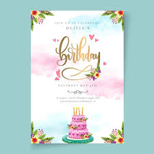 birthday invitation card free