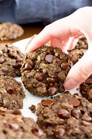 double chocolate chip oatmeal cookies