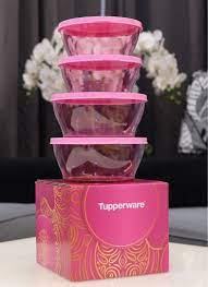 tupperware clear bowl gift set
