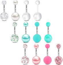 belly on rings surgical stainless