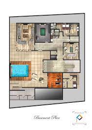 Basement Floor Plan Swimming Pool