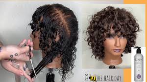 curly layered haircut tutorial you