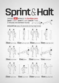 sprint halt workout