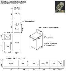 Bird House Plans Owl Box Owl Nest Box