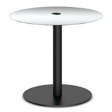 round glass bar height table round