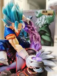 Zamasu also appears in goku black's super attack holy light grenade where both gods combine their powers and fire a purple energy sphere down at the opponent. In Stock Figure Class Dragon Ball Z Vegetto Vs Zamasu Resin Statue