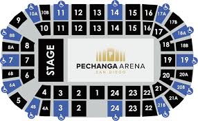 Accessible Seating Guide Pechanga Arena San Diego