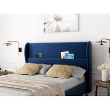 bed frame 1493 with headboard and pouch