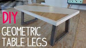 diy modern geometric table legs you