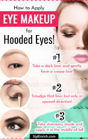 How to apply eyeshadows for almond eye shapes. Hooded Eye Makeup Step By Saubhaya Makeup