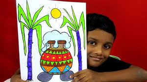 To download just click the button below. How To Draw Pongal Pot Drawing For Kids With Mukesh Pongal Pot Drawing Go School Tv Youtube