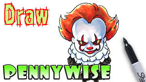 Back to 11 things you didn't know about pennywise the clown coloring pages | pennywise the clown coloring pages. How To Draw Pennywise Clown It Coloring Pages Youtube