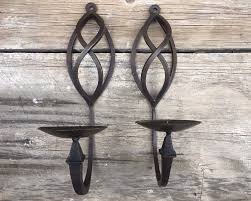 Mexican Wrought Iron Candle Holders