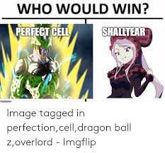 Meanwhile the big bang mission!!! Who Would Win Perfeci Cell Shalitear Image Tagged In Perfectioncelldragon Ball Zoverlord Imgflip Dragon Ball Z Meme On Me Me