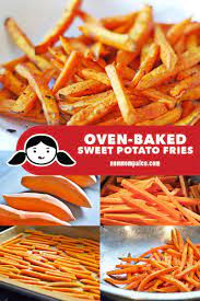 oven baked sweet potato fries nom nom