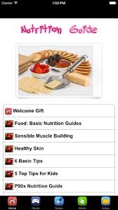 nutrition guide for healthy food