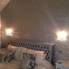 Room28 Glitter Wallpaper Bedroom