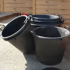 Black Plastic 90lt Garden Pot Pots To