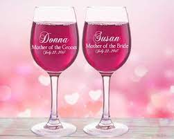 Bride Gift Personalized Wine Glasses