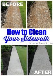 How To Clean A Sidewalk