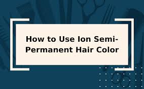 ion semi permanent hair color