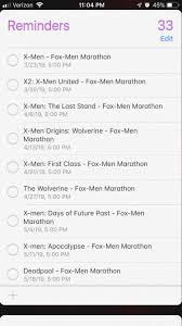 Second chronological timeline:(after altering the timeline). X Men Movie Marathon Leading Up To Dark Phoenix Marvelatfox