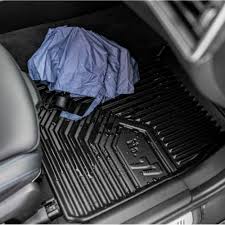 car rubber floor mats black seat ateca