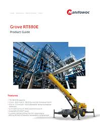 Grove Rt880e Manitowoc Cranes Pages 1 20 Text Version