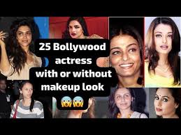 por bollywood actress real faces