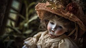 antique french doll background images